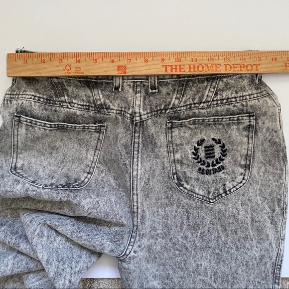 P.S. Gitano light spring Acid Wash high waist Mom Jeans 80s 90s - Picture 3 of 7